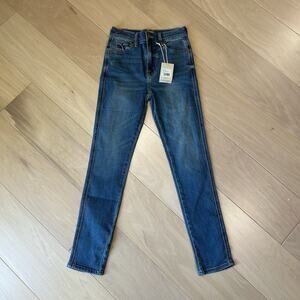 Mother Insider Crop Step Fray Not Rough Enough Denim Blue Jeans Women’s 27x28